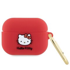 Hello Kitty HKAP3DKHSF Airpods Pro cover fuksja|fuschia Silicone 3D Kitty Head цена и информация | Аксессуары для наушников | kaup24.ee