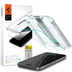 Spigen Glas.TR EZ Fit Iphone 15 цена и информация | Защитные пленки для телефонов | kaup24.ee