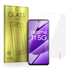 Закаленное стекло золотого цвета для REALME 11 5G/11X цена и информация | Защитные пленки для телефонов | kaup24.ee