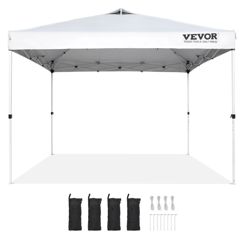 Kokkupandav PVC paviljon Vevor, 304x304 cm hind ja info | Telgid | kaup24.ee