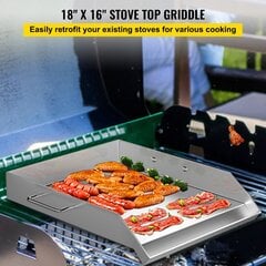 Grillplaat Vevor, 46x40x6 cm hind ja info | Grillid | kaup24.ee