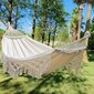 Hammock Tech Zone, 200x150x40 cm, valge hind ja info | Võrkkiiged | kaup24.ee