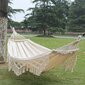 Hammock Tech Zone, 200x150x40 cm, valge hind ja info | Võrkkiiged | kaup24.ee