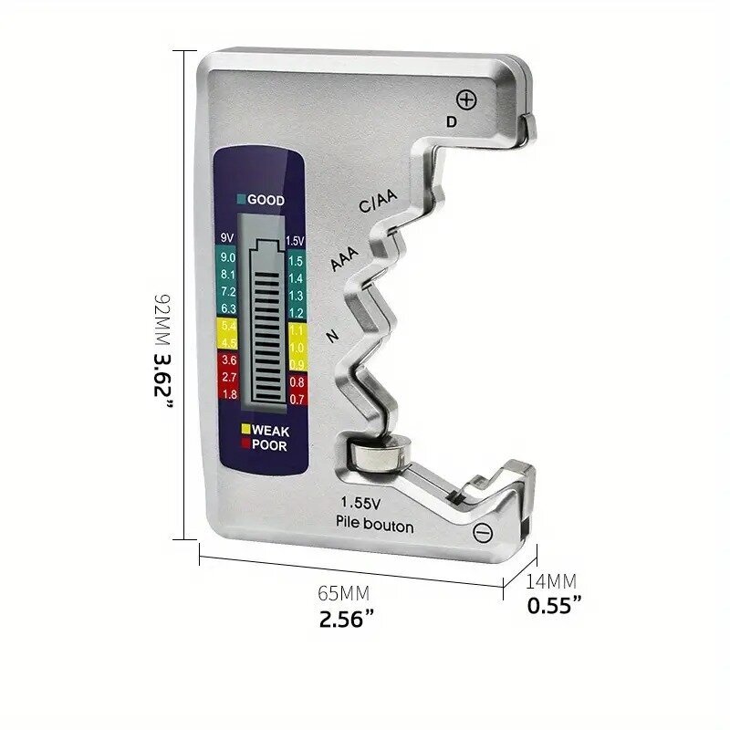 Digitaalne aku tester Tech Zone TR05583 цена и информация | Käsitööriistad | kaup24.ee