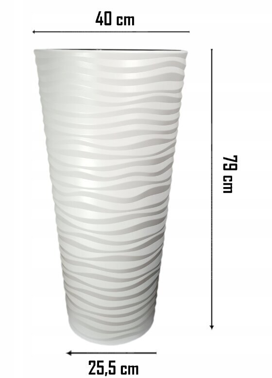 Lillepott Vorm, 40 x 79 cm hind ja info | Dekoratiivsed lillepotid | kaup24.ee