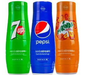 Sodastream 7Up, Mirinda, Pepsi hind ja info | Mulliveemasinad | kaup24.ee