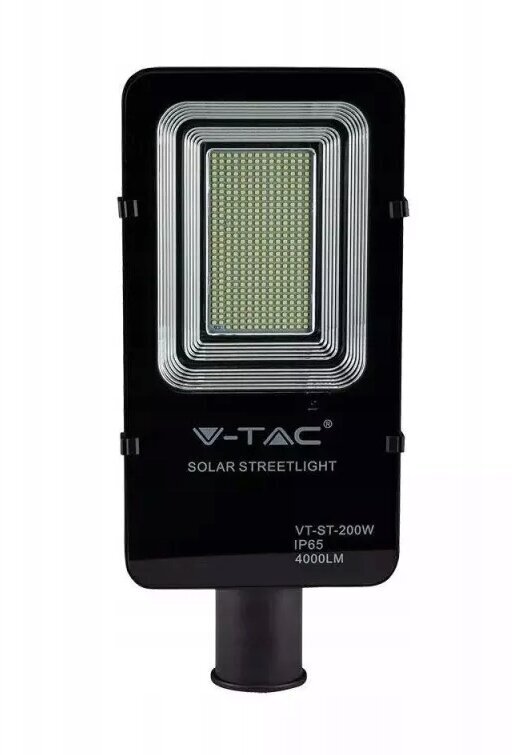 Päikeseenergia tänavavalgusti V-TAC 50W LED IP65 VT-ST200 6000K 4000lm цена и информация | Aia- ja õuevalgustid | kaup24.ee