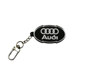 Auto võtmehoidja Audi, must/valge hind ja info | Originaalsed võtmehoidjad | kaup24.ee