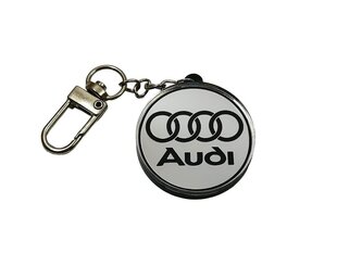 Auto võtmehoidja Audi, must/valge hind ja info | Originaalsed võtmehoidjad | kaup24.ee