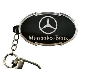 Auto võtmehoidja Mercedes, must hind ja info | Originaalsed võtmehoidjad | kaup24.ee