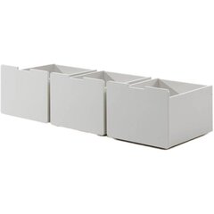 Ящик для постельного белья Aatrium Pino PILD7014, белый цвет цена и информация | Выдвижные ящики, ящики для постельного белья | kaup24.ee