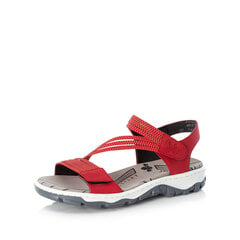 Sandaalid naistele Rieker 6887133241, punane hind ja info | Naiste sandaalid | kaup24.ee