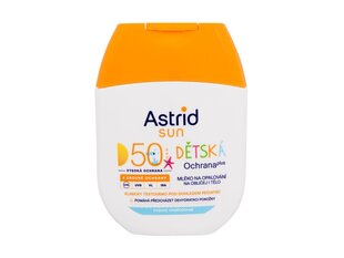 Защитный лосьон от солнца для лица и тела для детей Astrid Sun SPF50, 60 мл цена и информация | Кремы от загара | kaup24.ee