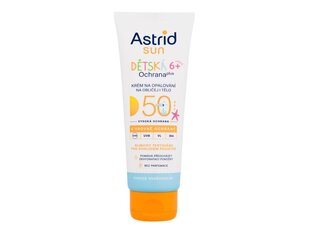 Päikesekreem näole ja kehale lastele Astrid Sun SPF50, 75 ml hind ja info | Päikesekreemid | kaup24.ee