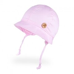 Шапка-шлем TuTu из мериносовой шерсти, розовая цена и информация | Шапки, перчатки, шарфики для новорожденных | kaup24.ee