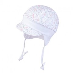 Летняя шапка детская TuTu, белого цвета цена и информация | Шапки, перчатки, шарфики для новорожденных | kaup24.ee