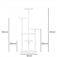 Подставка для цветов FLuxar home POL036 цена и информация | Подставки для цветов, держатели для вазонов | kaup24.ee