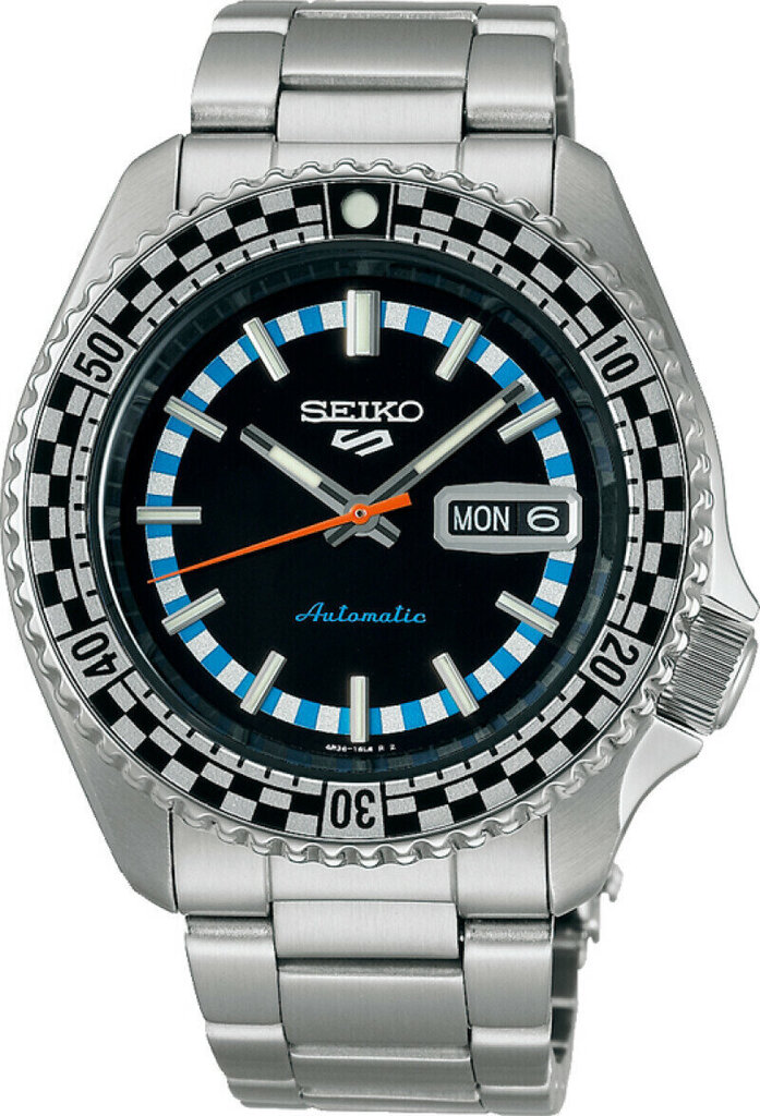 Seiko 5 Sports Checker Flag meeste käekell цена и информация | Meeste käekellad | kaup24.ee