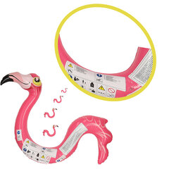 Täispuhutav veeujuk flamingo 131cm ikoon, roosa hind ja info | Täispuhutavad veemänguasjad ja ujumistarbed | kaup24.ee