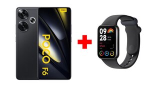 Xiaomi Poco F6 5G 12/512GB Black + Xiaomi Smart Band 8 Pro Black цена и информация | Мобильные телефоны | kaup24.ee