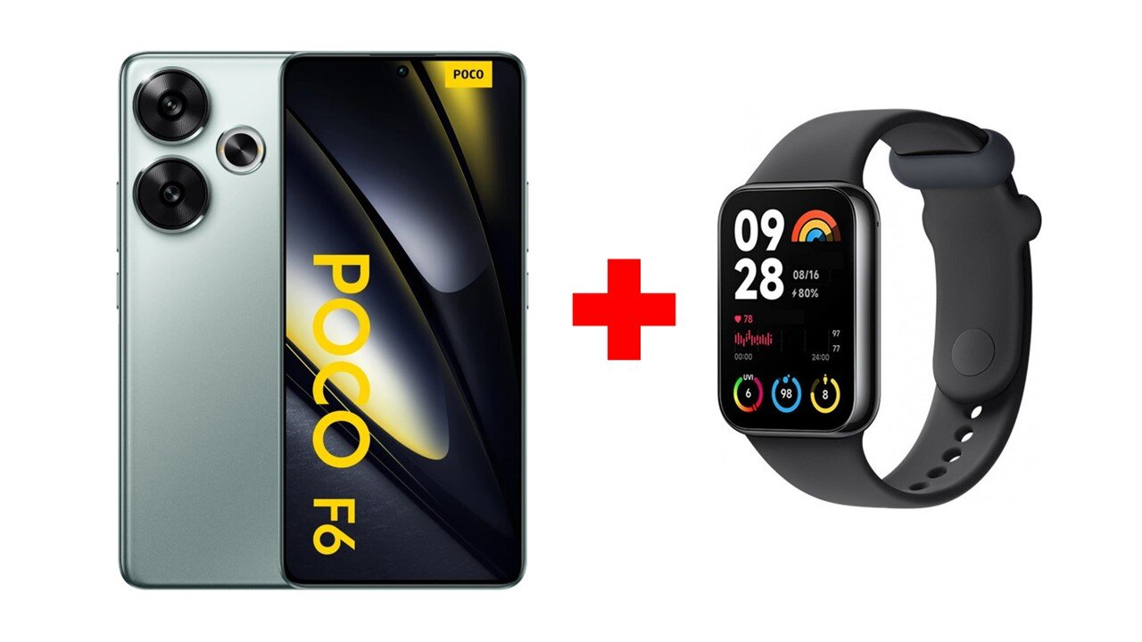 Xiaomi Poco F6 5G 12/512GB Green + Xiaomi Smart Band 8 Pro Black hind ja info | Telefonid | kaup24.ee