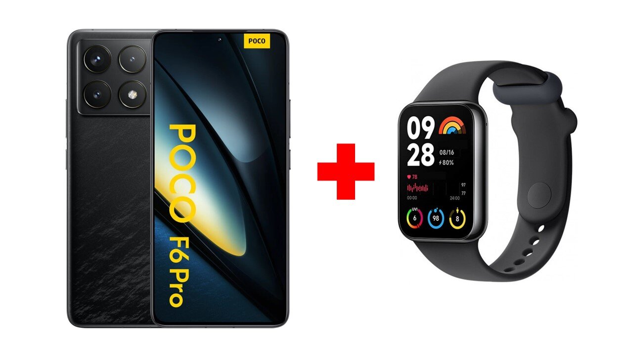 Xiaomi Poco F6 Pro 5G 16GB/1TB Black + Xiaomi Smart Band 8 Pro Black цена и информация | Telefonid | kaup24.ee