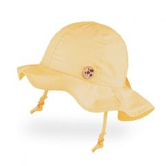 Детская солнцезащитная шапка TuTu, желтая цена и информация | Шапки, перчатки, шарфы для девочек | kaup24.ee