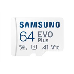 MemCard. Samsung MicroSDHC 64GB EVO Plus hind ja info | Fotoaparaatide mälukaardid | kaup24.ee