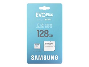 MemCard. Samsung MicroSDHC 128GB EVO Plus цена и информация | Карты памяти | kaup24.ee