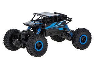 RC auto puldiga Rock Crawler 1:18 4WD, sinine hind ja info | Poiste mänguasjad | kaup24.ee