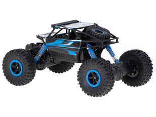 RC auto puldiga Rock Crawler 1:18 4WD, sinine hind ja info | Poiste mänguasjad | kaup24.ee