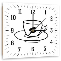 настенные часы черные цена и информация | Часы | kaup24.ee