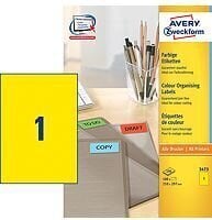 Клейкие этикетки Avery Zweckform А4, 70 х 37 мм цена и информация | Канцелярские товары | kaup24.ee