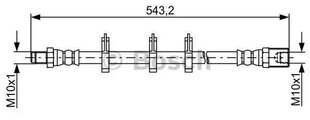 Pidurivoolik Bosch, 1 tk hind ja info | Lisaseadmed | kaup24.ee