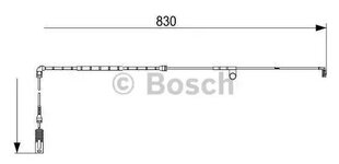 Датчик износа тормозных колодок BOSCH для Land Rover Range Rover Iii (l322) 1987473579 цена и информация | Дополнительные принадлежности | kaup24.ee