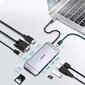 Choetech HUB-M151, USB HUB SD ja TF, HDMI 4K VGA Full HD RJ45, hall hind ja info | USB jagajad, adapterid | kaup24.ee