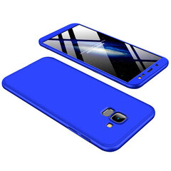 GKK 360 Protection Case Front and Back Case Full Body Cover Samsung Galaxy J6 J600 2018 blue (Blue) цена и информация | Чехлы для телефонов | kaup24.ee