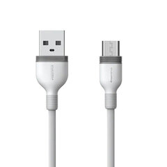 Remax microusb, 1 m, baltas hind ja info | Kaablid ja juhtmed | kaup24.ee