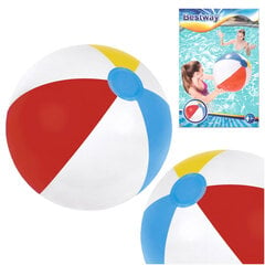Пляжный цветной надувной мяч, 51 см. цена и информация | Игрушки для песка, воды, пляжа | kaup24.ee