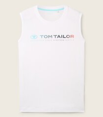 Tom Tailor särk meestele 1041866*20000, valge цена и информация | Мужские футболки | kaup24.ee
