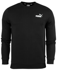 Pusa meestele Puma Ess Small Logo Crew FL 586682 01, must hind ja info | Meeste pusad | kaup24.ee