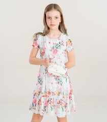 Детское платье 233113 01 233113*01-014, белое/розовое цена и информация | Платья для девочек | kaup24.ee