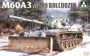 Takom TAK2137 - M60A3 W/M9 Bulldozer, 1/35 hind ja info | Liimitavad mudelid | kaup24.ee