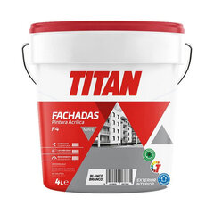 Краска Titan 125670004, белая, 4 л цена и информация | Краска | kaup24.ee