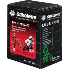 Silkolene Pro 4 Õli 10W-40 - XP, 4 l (602013675) цена и информация | Моторные масла | kaup24.ee