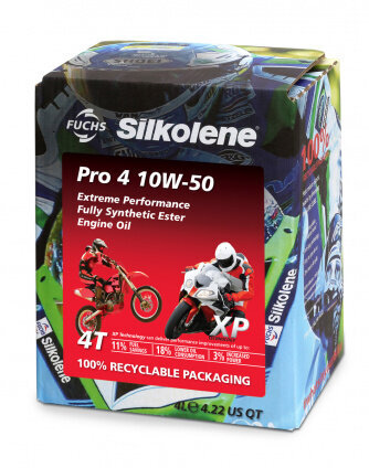 Silkolene Pro 4 Õli 10W-50 - XP, 4 l (602011589) цена и информация | Mootorrataste mootoriõlid | kaup24.ee