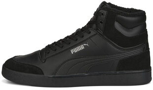 Puma Jalatsid Shuffle Mid Fur Flat Black 387609 01 387609 01/10.5 hind ja info | Spordi- ja vabaajajalatsid meestele | kaup24.ee