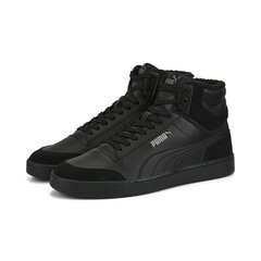 Puma Jalatsid Shuffle Mid Fur Flat Black 387609 01 387609 01/10.5 hind ja info | Spordi- ja vabaajajalatsid meestele | kaup24.ee