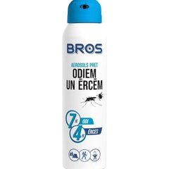 BROS aerosols pret odiem un ērcēm 90ml цена и информация | Защита от комаров, клещей | kaup24.ee