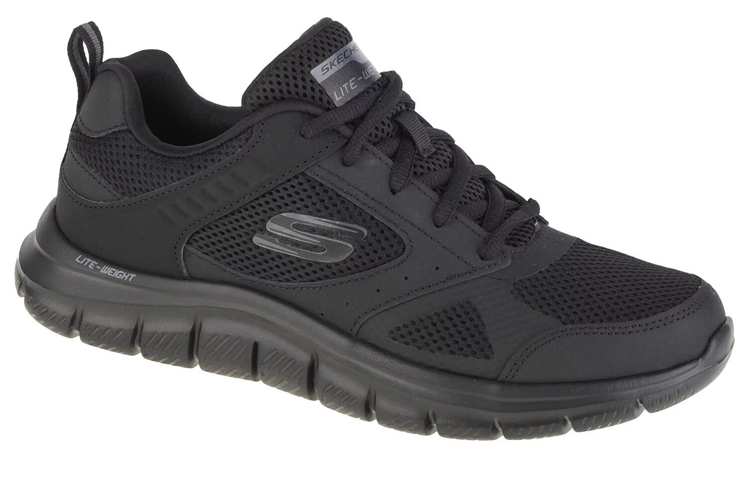 Buty tossud Skechers Track-Syntac 232398-BBK 28214-58 hind ja info | Spordi- ja vabaajajalatsid meestele | kaup24.ee